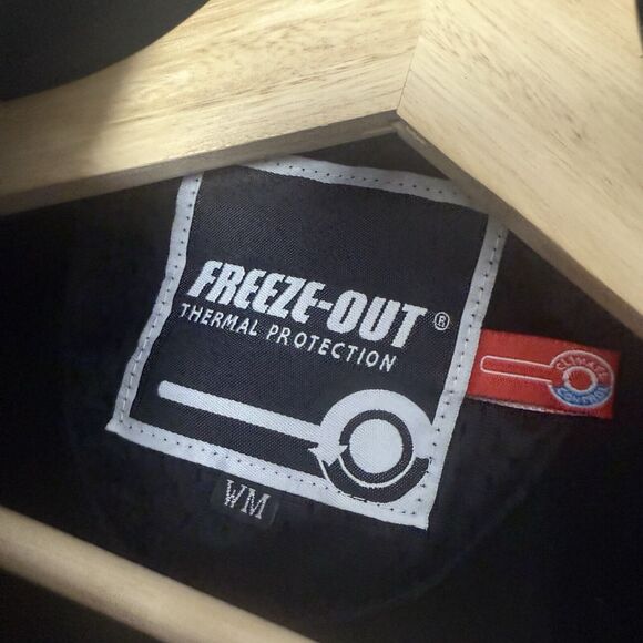 Freeze Out Thermal Protection Jacket Womens M Black Pink Motorcycle Outdoors - Picture 3 of 9